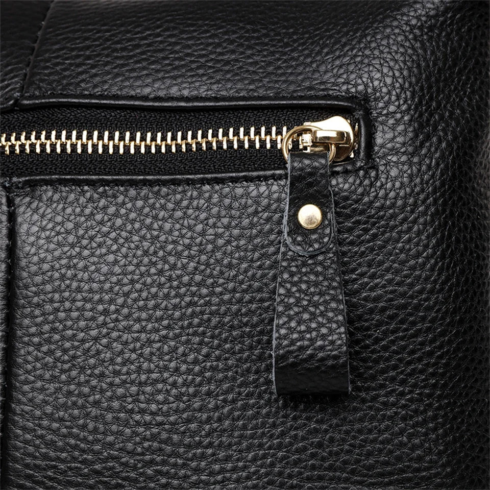 High Quality Genuine Leather Women Tote Bag Luxury Soft Cowhide Ladies Shoulder Crossbody Bags 2024 Fashion Female Messenger Sac