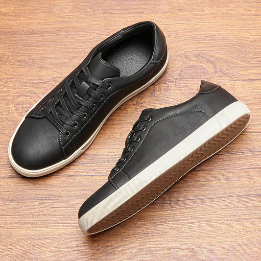 Sapatos masculinos casuais 40-46, marca 2024, moda, confortáveis, de couro