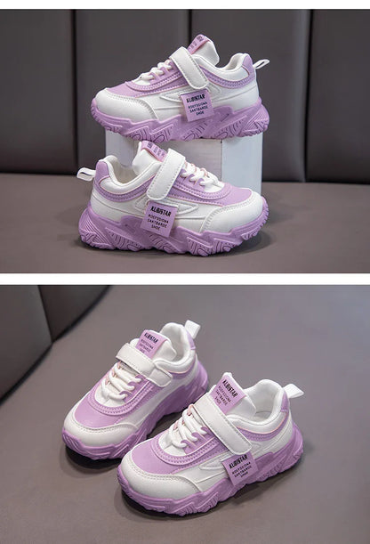 2024 Autumn New Kids Sneakers Children Casual Sneakers for Boys Girls Classic Soft Anti-skid Fashion Sports Running Shoes Tide
