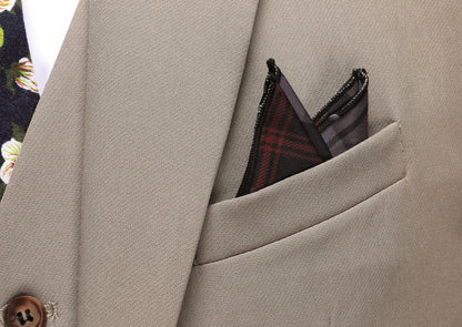 The Latest Men's Three-Piece Suit with Notch Lapels and Adjustable Waistband, High-End Men's Suit for Weddings, Dinner Parties, Work, Business, and Casual Occasions, a Gift for Dad or Husband, Wedding Attire