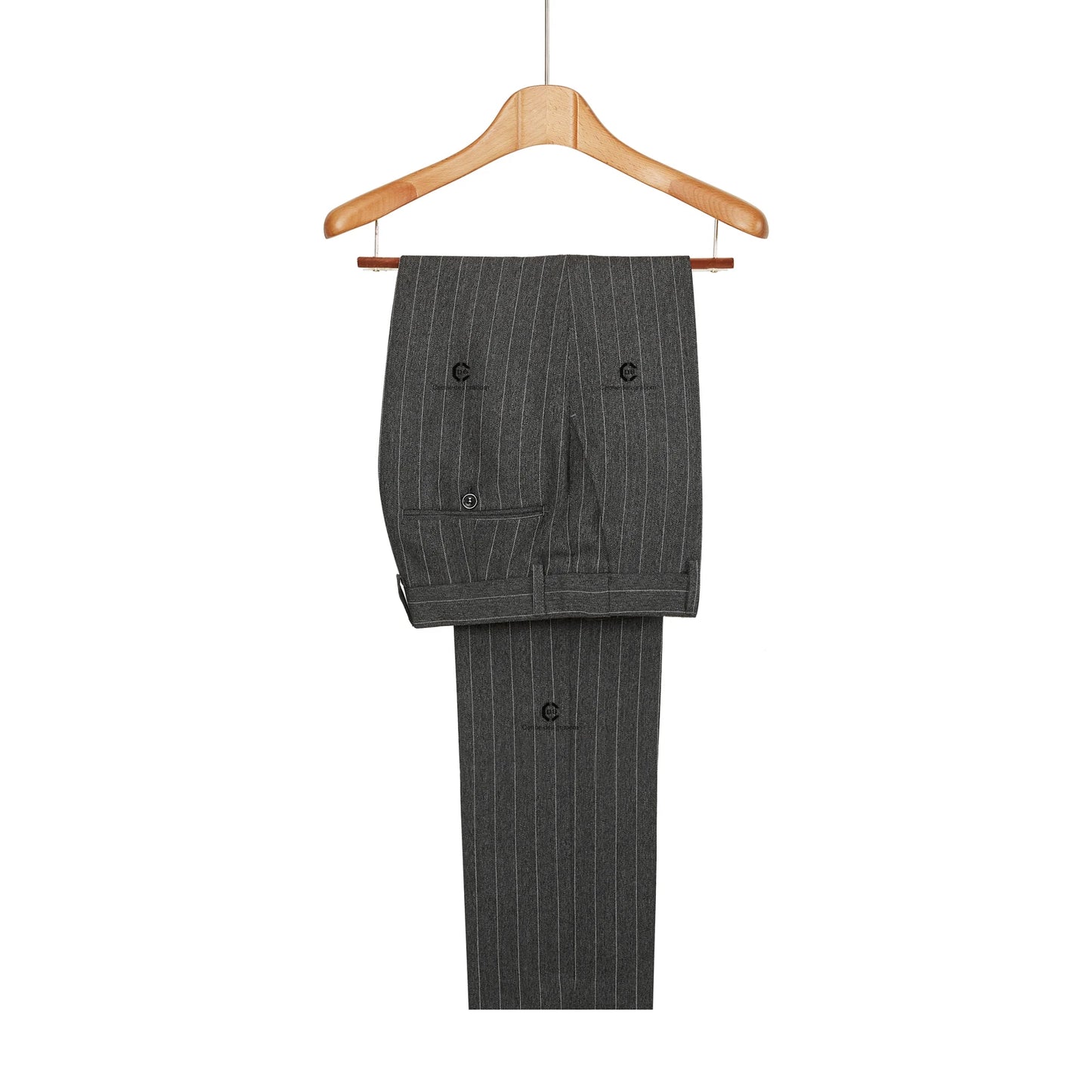2024 New Double-Breasted Stripe Suits for Men Slim Fit 2 Piece Set Blazer Pants Office Smart Casual Wedding