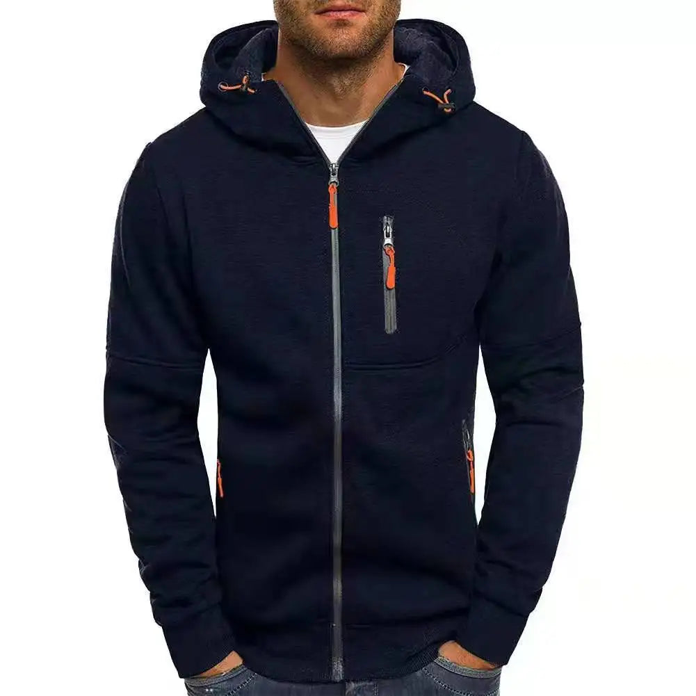 Men's Hoodies Sweatshirts Jacquard Hoodie Fleece Men Hooded Sweatshirt Pullover For Male Hoody Man Sweatshirt