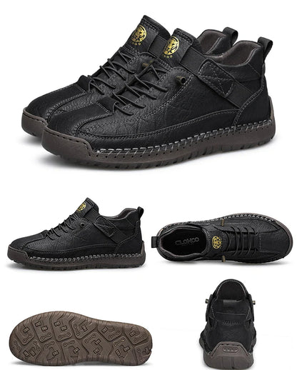 Handmade Men's High-Top Sport Casual Boots Breathable Outdoor Wear with Extended Size Options Classic Ankle Boots