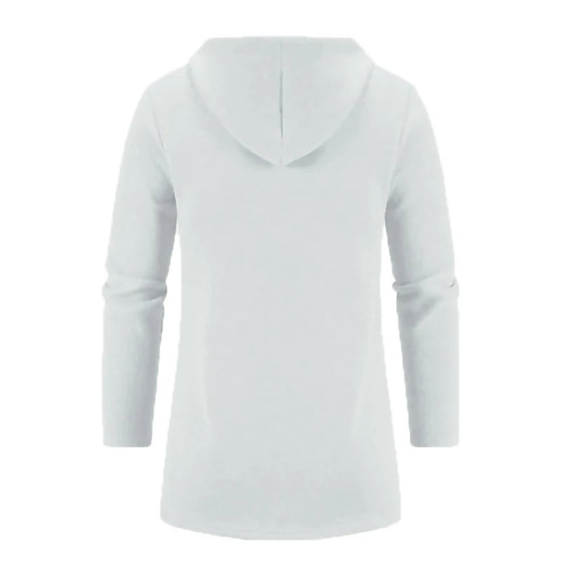 Men's Hoodies SpringAutumn CasualSolid Hooded Zip-Up Sweatshirts LongSleeve Knit Hoodie Men Sweatshirt Streetwear Hoody Cardigan