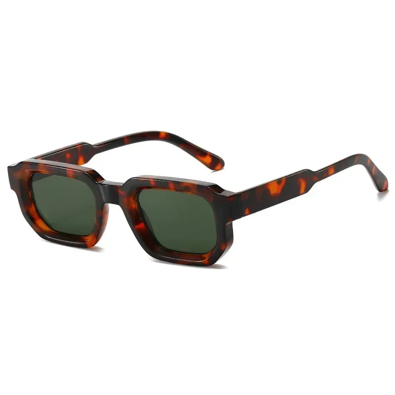 Fashion Blue Square Sunglasses For Women Men Retro Luxury Designer Clear Lens Sun Glasses Shades UV400 Eyeglasses