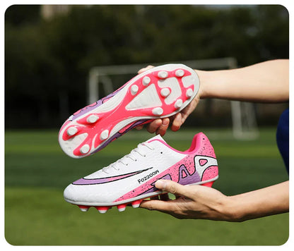 2026 New Men Soccer Shoes Breathable Football Boots FG/TF Turf Boots Non-Slip Wear Resistant Adult Outdoor Training Match Sports