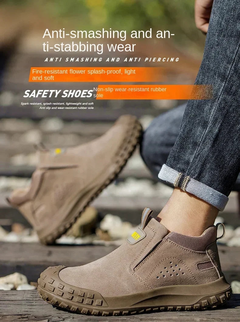 Insulation Men Work Boots Puncture-Proof Safety Shoes Steel Toe Welder Protective Shoes Indestructible Shoes Work Shoes Sneakers