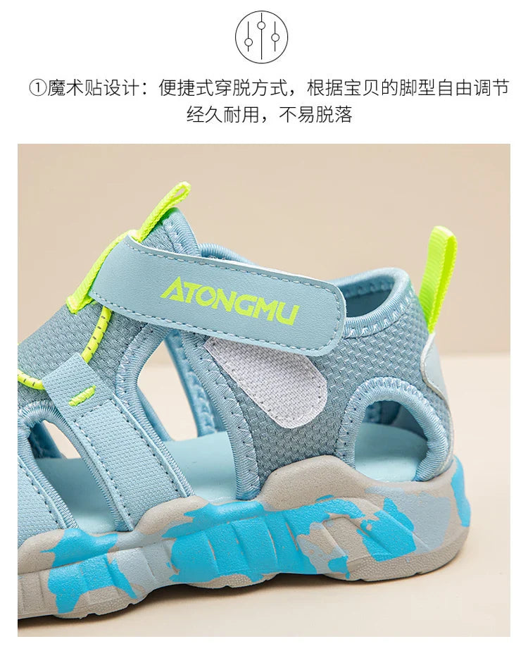 New Girls Sandals Children Water Shoes Cute Outdoor Non-slip Kids Sports Shoes Girls Boy Sandals Sneaker 4 To 12 Years