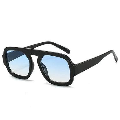 Retro Square Sunglasses Women Fashion Brand Design Gradient Shades UV400 Men Punk Sun Glasses