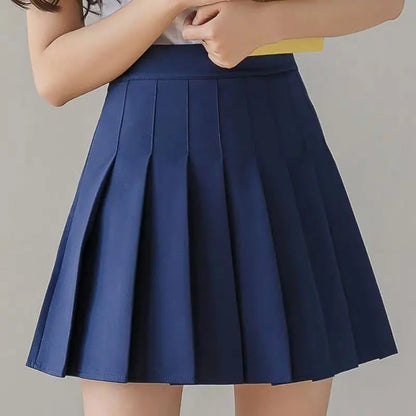 Mini Skirts Womens 2025 Summer Japanese School Pleated Skirts High Waist Kawaii Cute Pink Plaid Skirt Uniform Harajuku Jupe