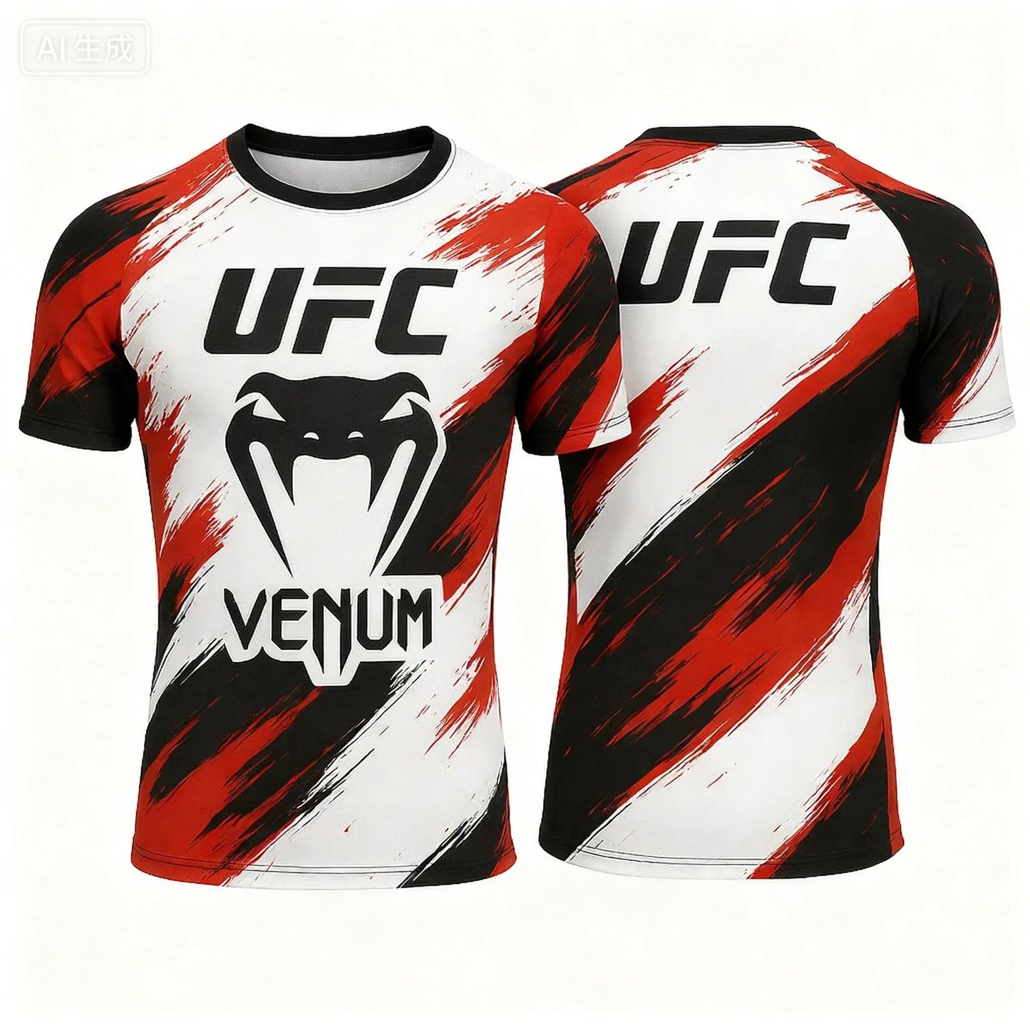 Fashion Gym T-shirt Man Boxing Fighting Competition Training Sports T Shirts Casual O-neck Short Sleeve Tops Summer Loose Tees