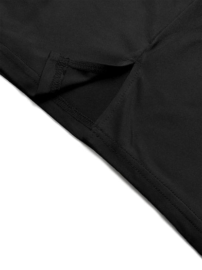 High-Waisted Tight Fit Mini Skirt - Stretchy Soft Fabric, Slim Bodycon Silhouette, Timeless Solid Colors