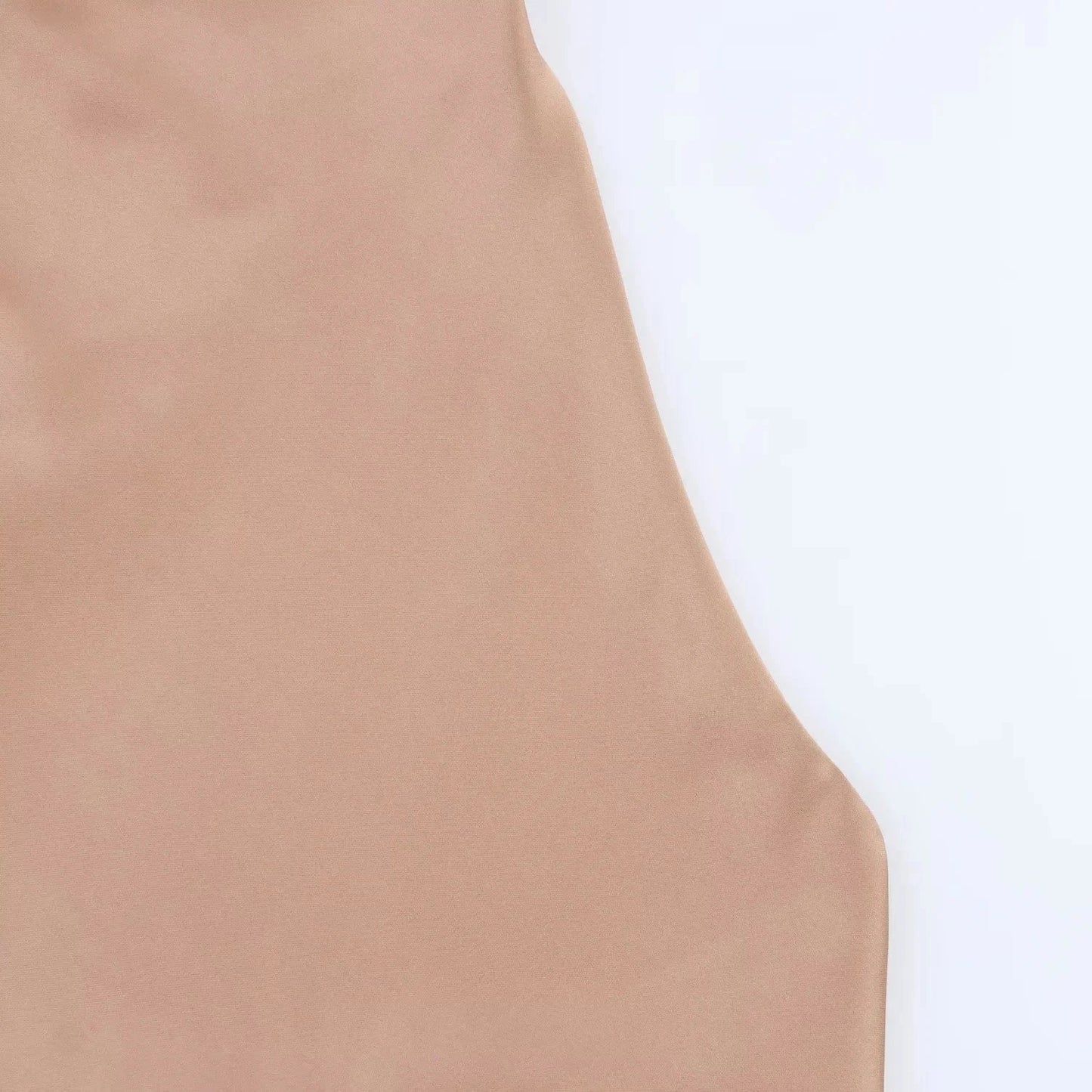 Sexy Chic Butter Yellow Satin Tops Women Halter Backless Beach Holiday Party Top Fashion 2025 New Year Evening Satin Top