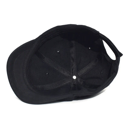Short Brim Cotton Baseball Cap Men Women Casual Vintage Dad Hat Adjustable