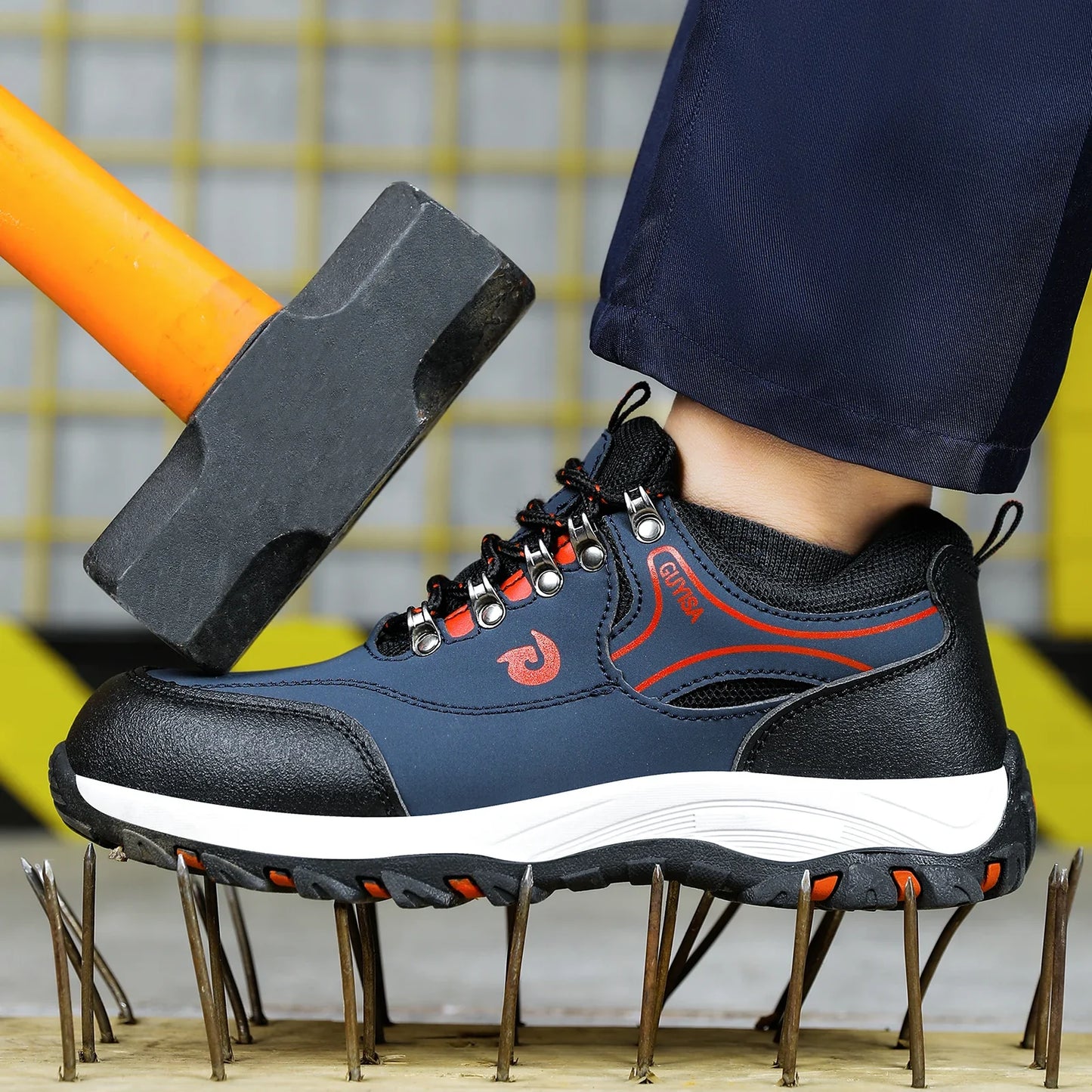 Men's work shoes hiking series for all four seasons with low top