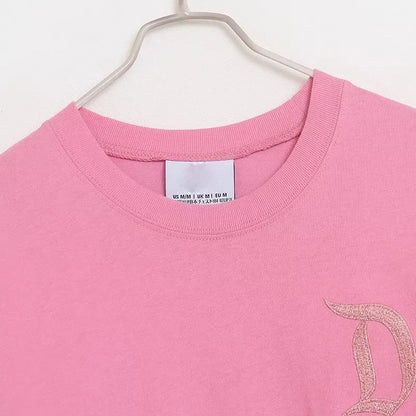Cartoon Print Embroidery Flares Pearl Pink Sweatshirt Sweet Women Long Sleeve Loose Jumper Tops Female