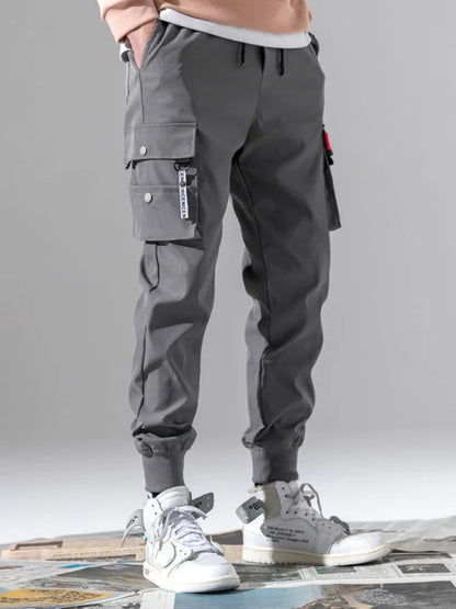 2025 New men work pants, tactical pants, workwear, multi pocket casual training pants, jogging and hiking casual pants