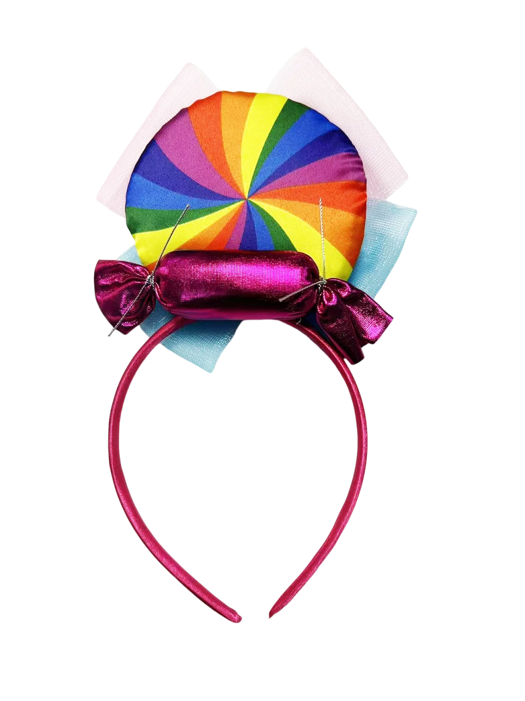 2026 Kids Purim Disguise Rainbow Candy Dress With Headband Lollipop Cosplay Costume Children Dress Birthday Carnival Party Gift