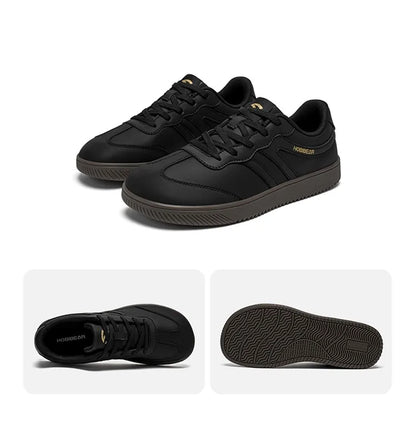 Unisex Wide Toe Shoes Artificial Leather Sneakers Casual Lace Up Retro Fashion Shoes for Women Men