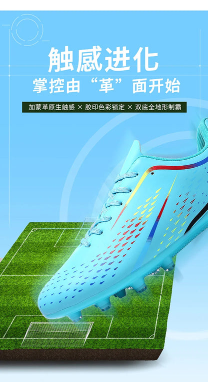 New Men Football Boots Non-Slip High-quality Woman Soccer Shoes Grass Cleats Futsal Sneakers Match Indoor Outdoor Football Shoes
