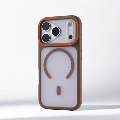 Luxury Matte Translucent For Magsafe Case For iPhone 17 16 Pro Max 15 14 Plus Magnetic Wireless Charging Shockproof Cover Shell