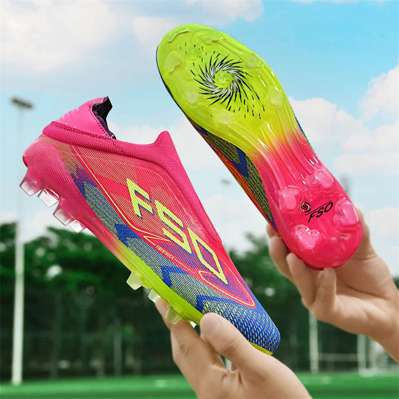 Mens Outdoor Soccer Shoes Professional Football Shoes TF/FG Football Field Boots Comfortable Non-Slip Training Sneakers 35-45