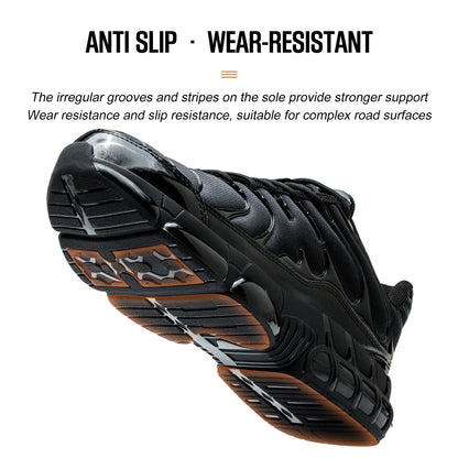 High Quality Steel Toe Safety Shoes Men Work Sneakers Indestructible Shoes Puncture-Proof Protective Shoes Male Work Footwear