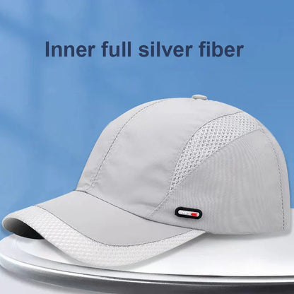 Unisex Anti Radiation Cap Half/Full Silver Fiber Electromagnetic Wave Rfid Shielding Hat Machine Room Computer  EMF Protect Hat