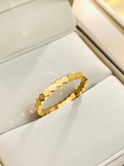 925 Sterling Silver Zircon Simple Delicate Honeycomb 3pc Set Ring For Women Engagement Wedding Luxury High Quality Fine Jewelry