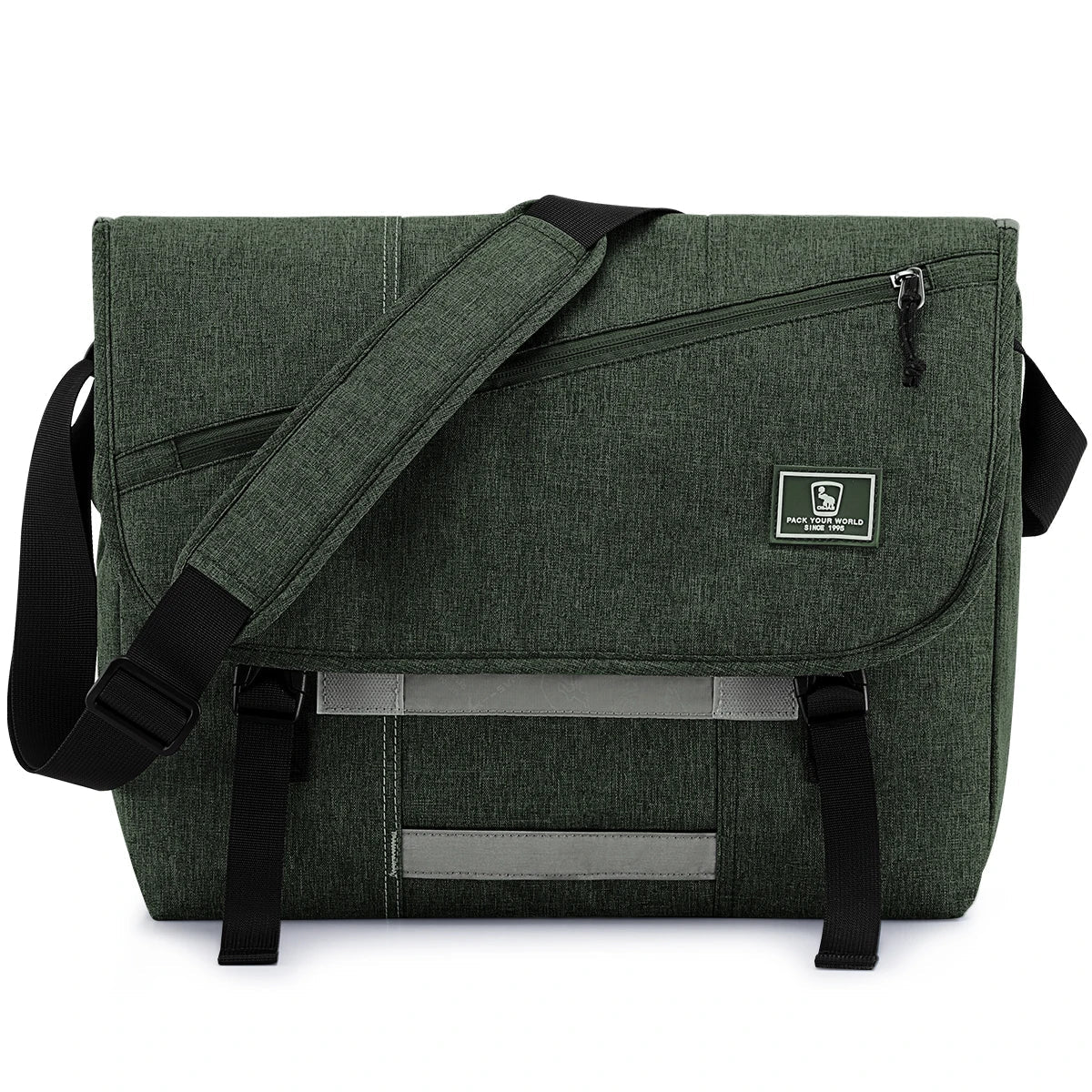 15 Inch Laptop Men Messenger Bag Fashion Travel Sling Shoulder Bag Men's Canvas Briefcase Male Crossbody Pack For Teenages