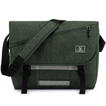 15 Inch Laptop Men Messenger Bag Fashion Travel Sling Shoulder Bag Men's Canvas Briefcase Male Crossbody Pack For Teenages