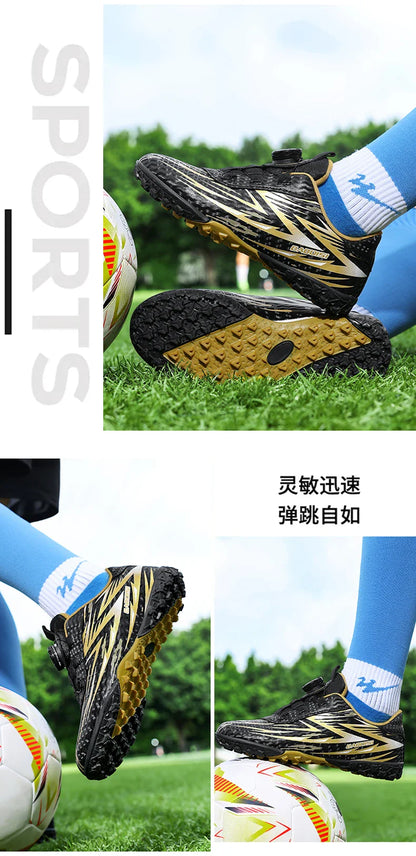 New Kids Society Cleats Soccer Shoes Professional Football Boots Boys Indoor Football Field Boots Original Sneaker Children Fast