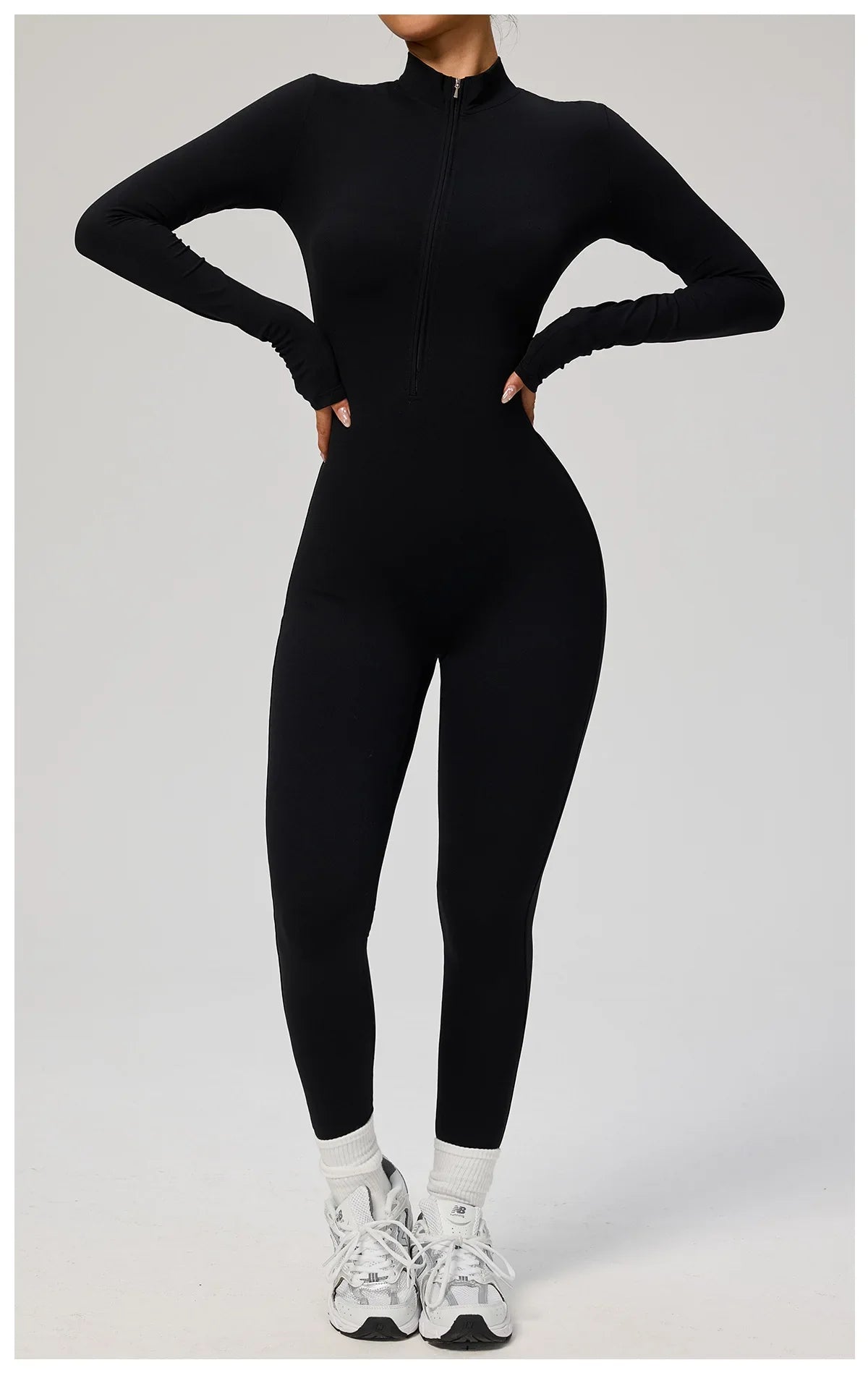 Zipper Jumpsuit Women Quick Dry Clothing Sportswear Woman Gym Yoga Sport Sets Spandex Nylon Workout Sets Women Tracksuit