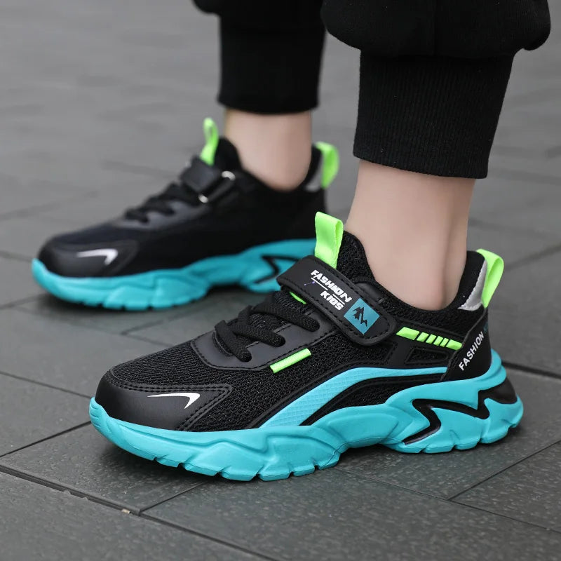 Children's Sports Shoes Kids Running Sneakers for Boys Girls Air Mesh Breathable Outdoor School Casual Fashion Shoes Anti-skid