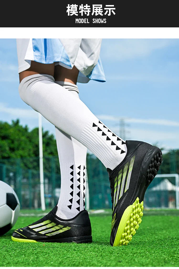Soccer Cleats for Mens Professional Football Boots Turf Soccer Shoes Indoor/Outdoor Low-top Sneakers Zapatos De Fútbol