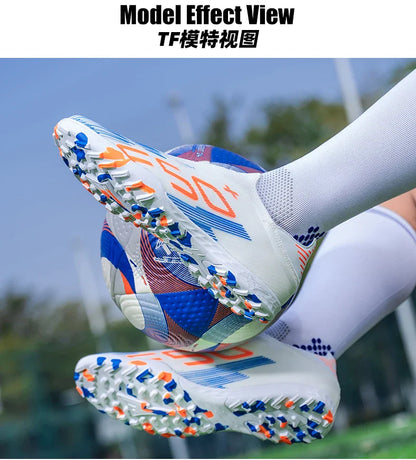 New Men's Soccer Shoes Grass Cleats Futsal Non Slip Indoor Ultralight Fg Turf Football Boots Sport Comfortable Adult Non-Slip