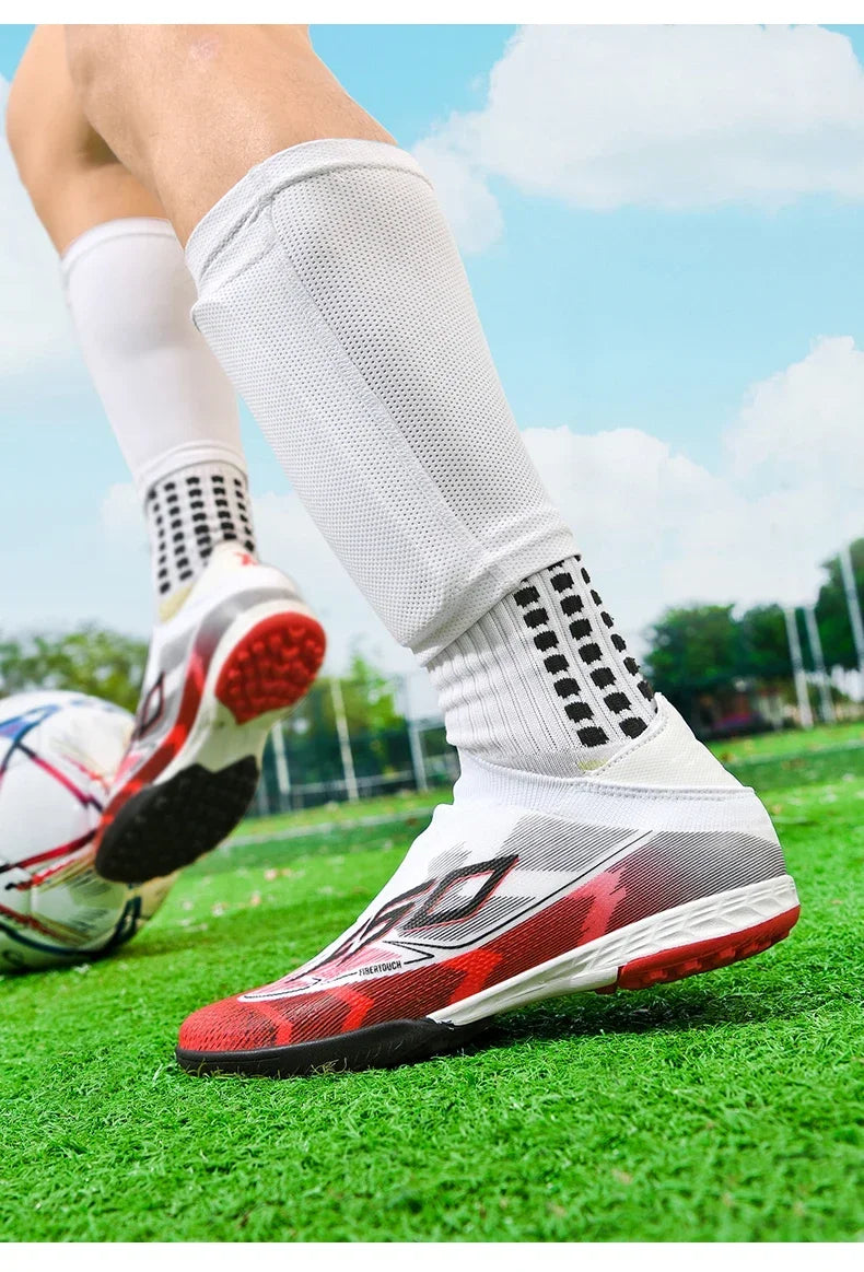Men Professional TF Soccer Shoes Resistant Casual Grass Studded Male Non Slip Fast Foo451·a