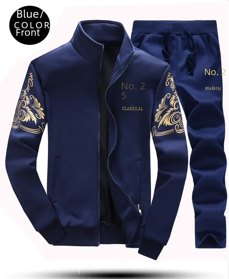 2023 Spring Autumn Marshmallow Men's Sports Suit Casual Long Sleeve Baseball Jersey Jacket Student Fitness Sweatshirt