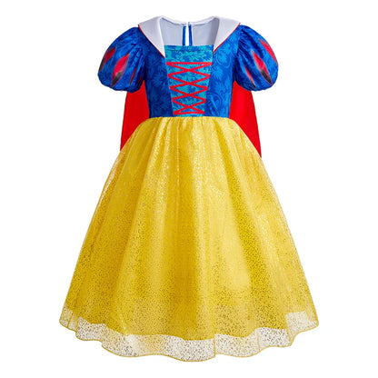 Girls Halloween Belle Dresses Girl Snow White Dress Kids Christmas Carnival Cosplay Clothes Children Princess Costumes
