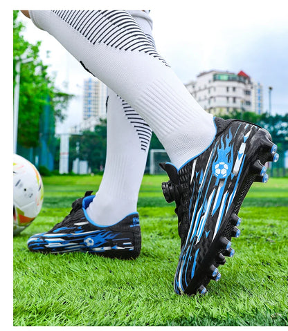 Kids Football Field Boots Boys Girls Indoor Society Football Shoes Futsal Non Slip Professional Fast Men Soccer Cleats Sneakers