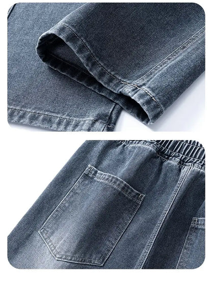 Straight Jeans 2026 New Men's Clothes Wide-leg Baggy Casual Trousers Fashion Hip-hop Loose Jeans Streetwear Male