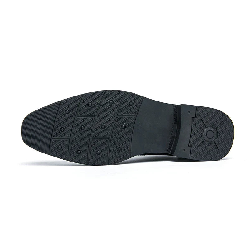 Brock British Korean version high-end suit shoes wedding small leather shoes men's business formal wear trendy men's shoes