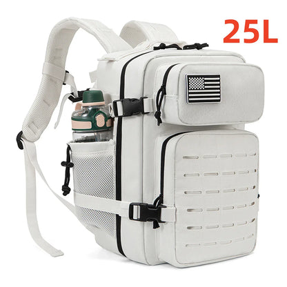 25L/45L Men's and Women's Tactical Backpacks , Outdoor Activities, Small School Backpacks with Water Bottle Holder