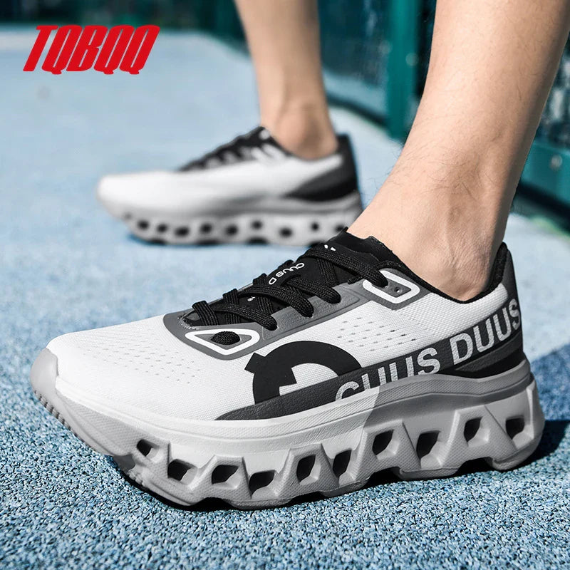Tênis Masculino com Amortecimento para Corrida Tênis Esportivo Leve Casual Masculino Antiderrapante Tênis Esportivo para Viagens ao Ar Livre Caminhada