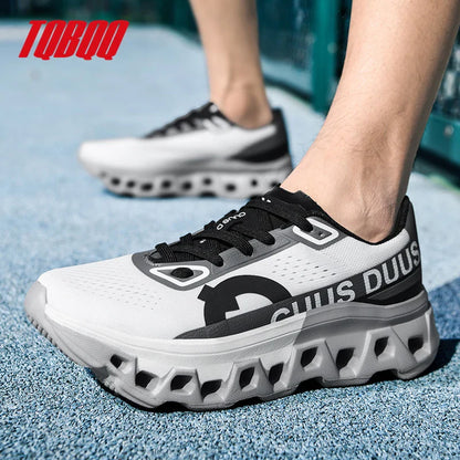 Tênis Masculino com Amortecimento para Corrida Tênis Esportivo Leve Casual Masculino Antiderrapante Tênis Esportivo para Viagens ao Ar Livre Caminhada