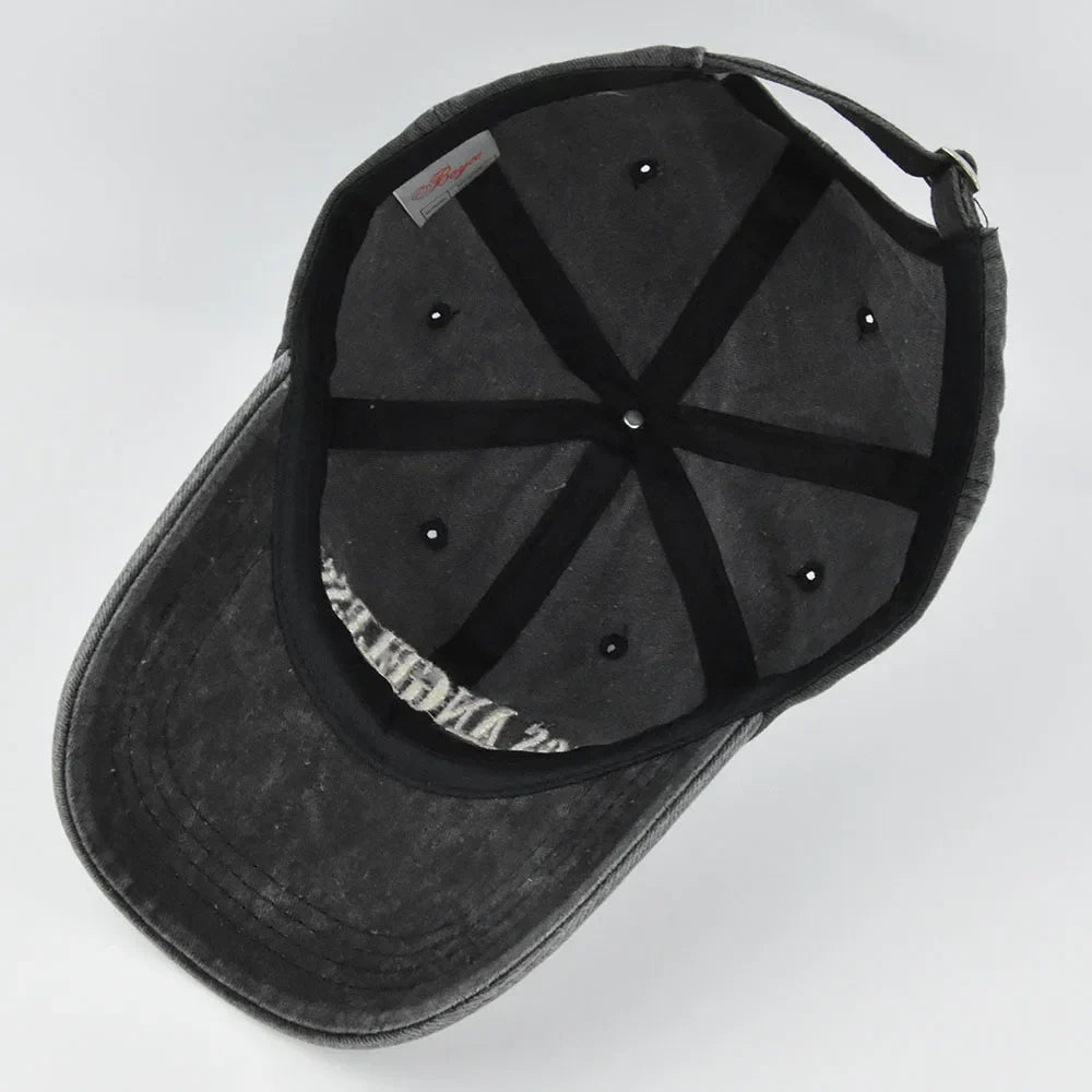 Los Angeles Baseball Cap Men Women Letter Embroidered Hip Hop Hats Vintage Wash Cotton Soft Top Sun Visor Hats Unisex Casual Cap