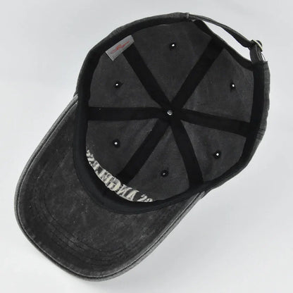 Los Angeles Baseball Cap Men Women Letter Embroidered Hip Hop Hats Vintage Wash Cotton Soft Top Sun Visor Hats Unisex Casual Cap
