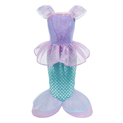 Baby Rapunzel Cosplay Costume Girls Little Mermaid Aurora Disguise Kids Ariel Sleeping Beauty Christmas Dress Princess Fantasy