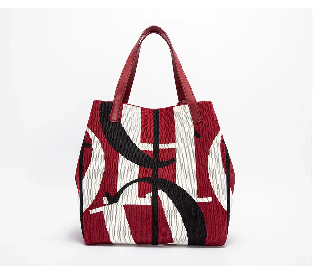 Multi-coloured Colour Retro Style Women's Large Capacity Handbags Multi-coloured Available Classic Multi-purpose Women's Handbag
