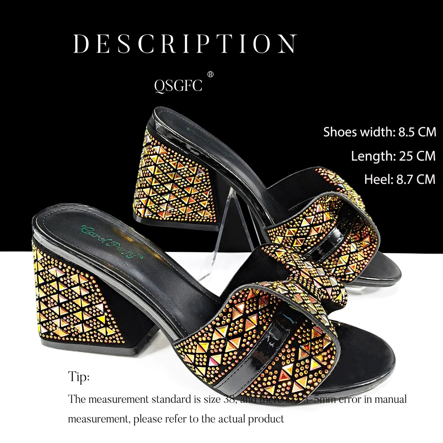 Italian Style Women Banquet Shoes And Bag With Rhinestone Decoration Three-Dimensional Small Bag Match Women High Heel
